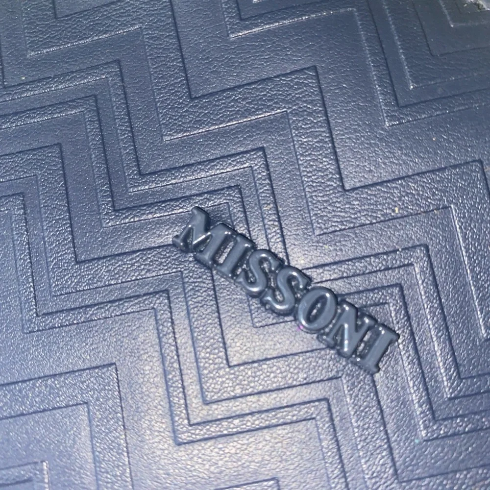 Missoni Brand For Delta Cosmetics Makeup Travel Case Navy‎ Blue